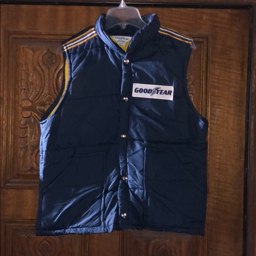 Vintage Good Year puffer vest.